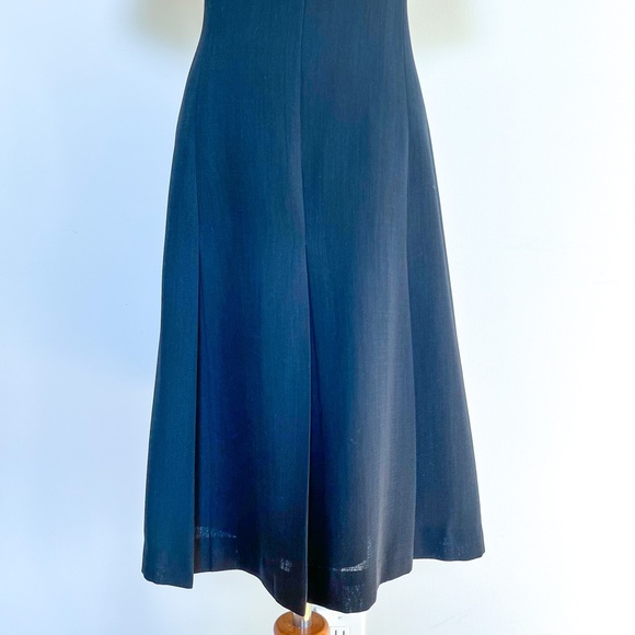 DEPECHE MODE | Little Black Dress Pleated Short Sleeve Knee Length A Line 6 - Picture 5 of 12